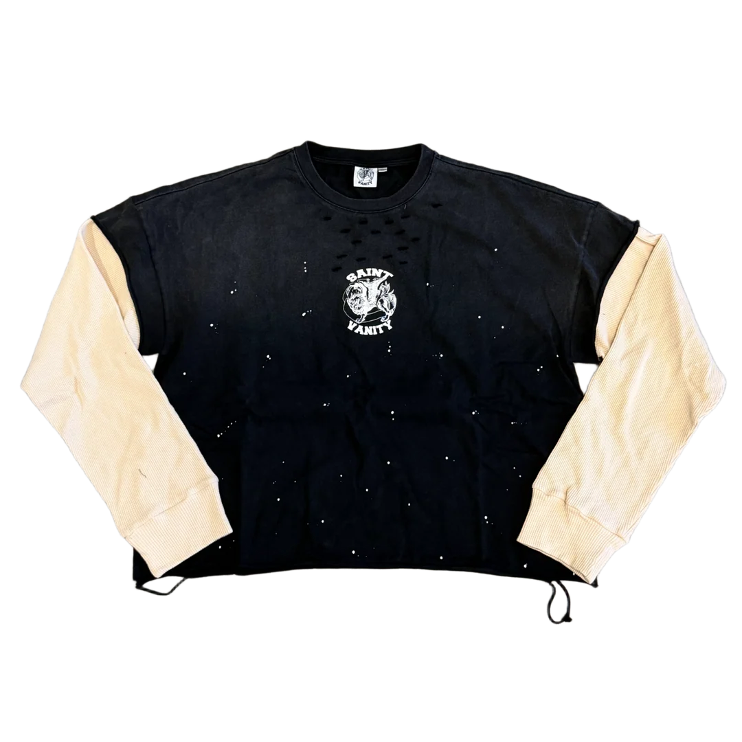 Saint Vanity Cutoff Thermal Long Sleeve Black