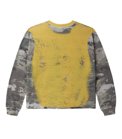 Vale Forever Camo Futball Long Sleeve Thermal Yellow/Grey