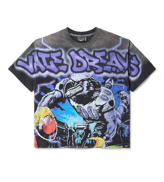 Vale Forever Raven Big T-Shirt Black