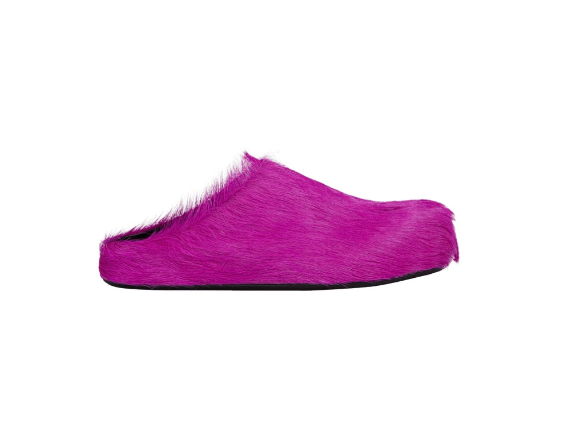 Marni Fussbett Sabot Slide Fuchsia