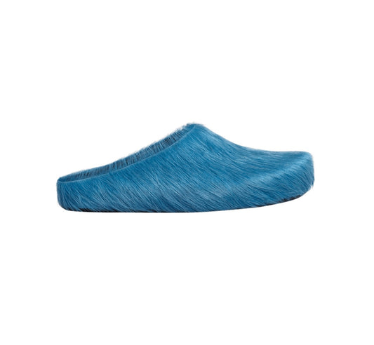 Marni Fussbett Sabot Slide Mineral Blue