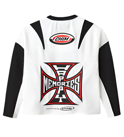 Happy Memories Don't Die Moteaux Jersey White