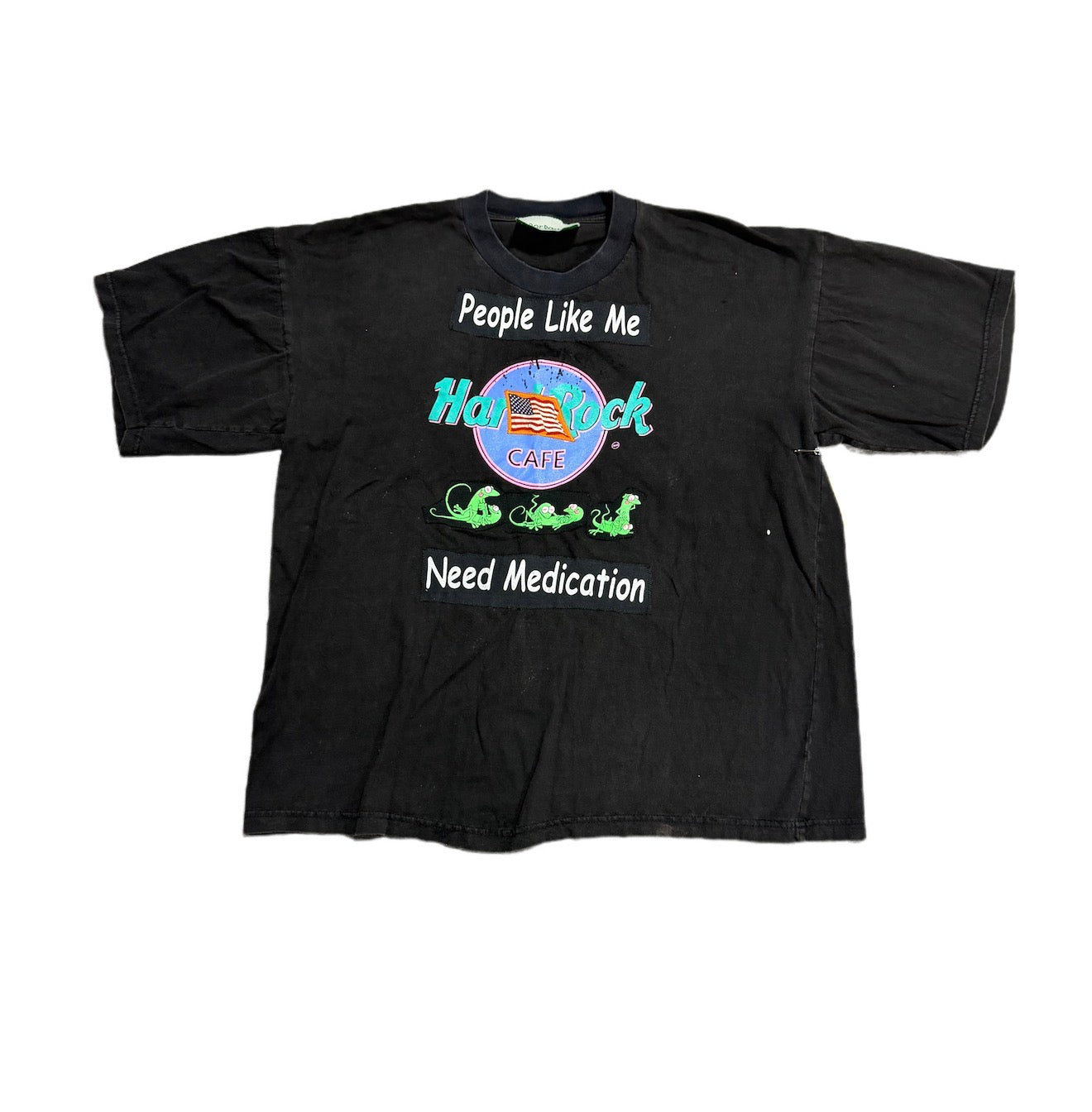 Poor Parker Hard Rock T-Shirt Black