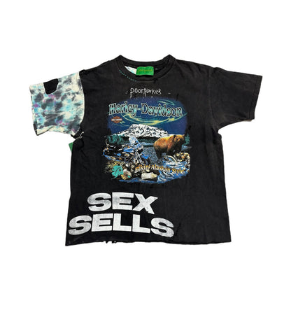 Poor Parker Harley Davidson Alaska T-Shirt Black