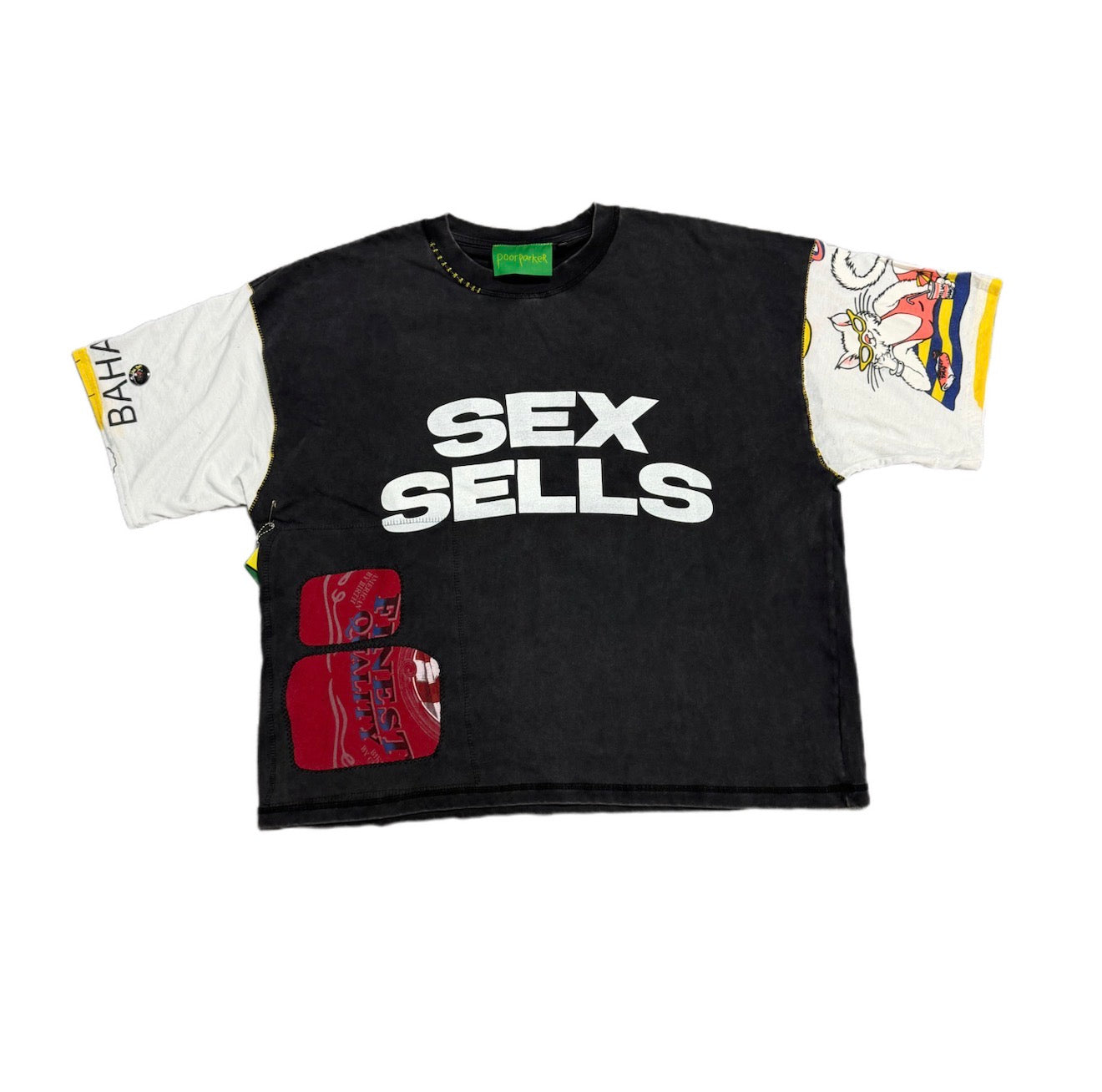 Poor Parker Sex Sells T-Shirt Black
