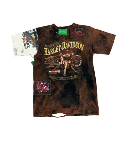 Poor Parker Harley Davidson ABU DHABI T-Shirt Brown/Black