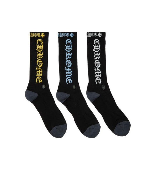 Chrome Hearts Fuck You Socks Black
