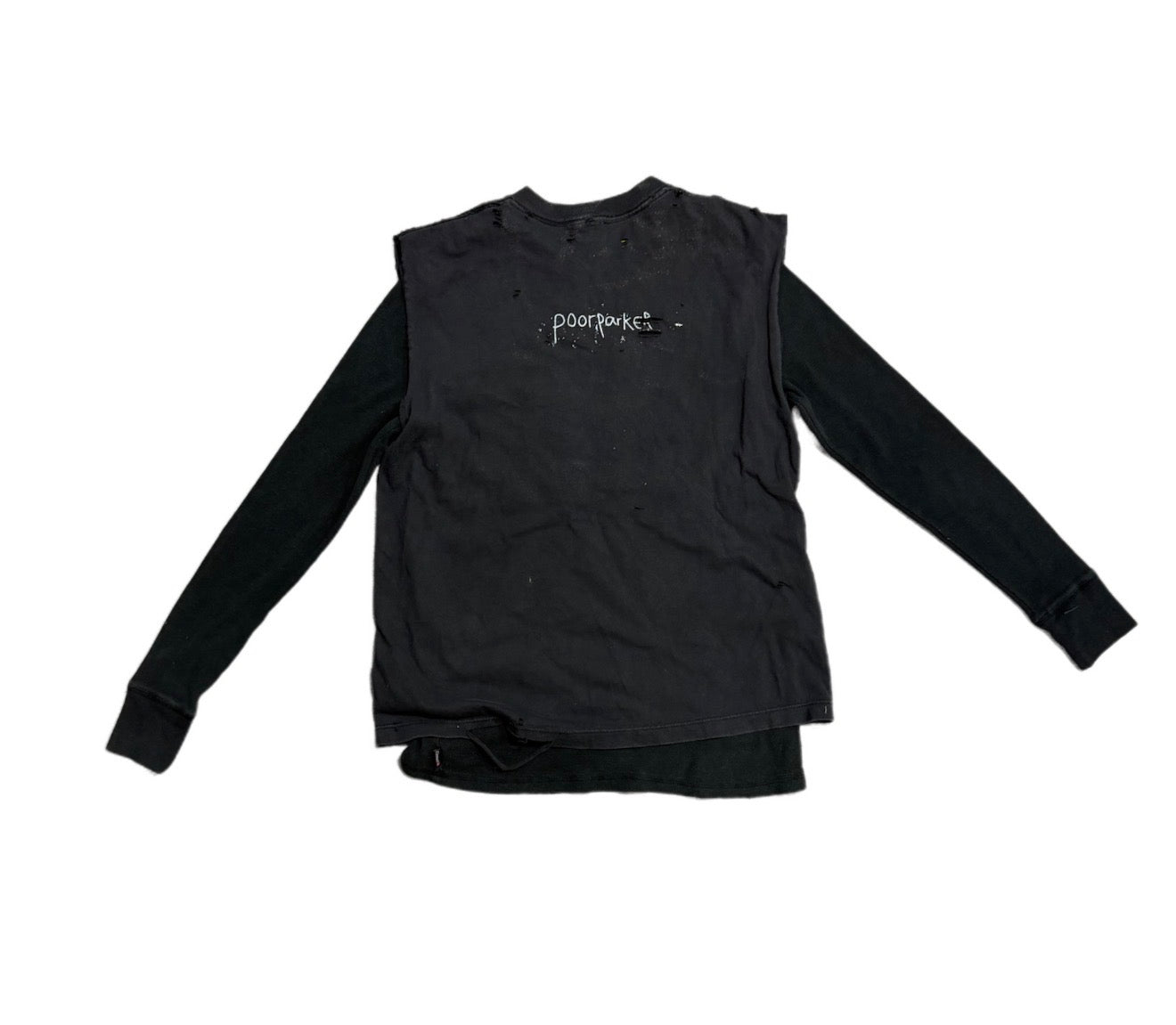 Poor Parker Phantom Of The Opera Cut Off  Long Sleeve Black