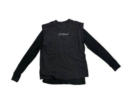 Poor Parker Phantom Of The Opera Cut Off  Long Sleeve Black