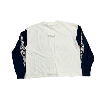 Poor ParkerSex Sells Long Sleeve White/Navy