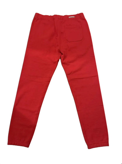 Chrome Hearts Triple Cross Embroidered Sweatpants Red