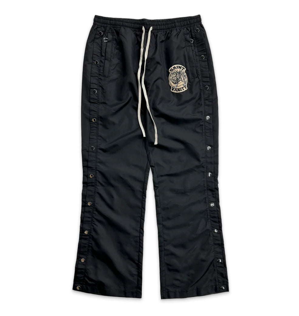 Saint Vanity Nylon Track Pants Black