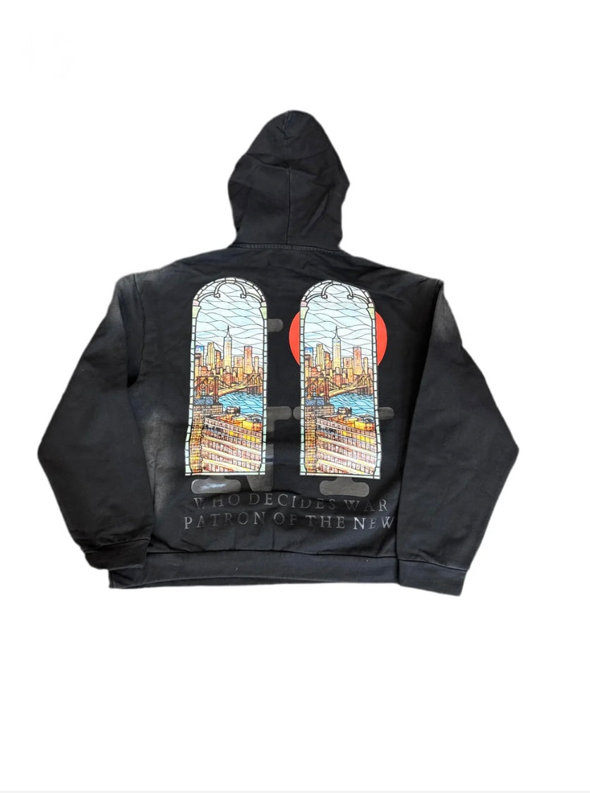 Who Decides War x POTN Hoodie Coal