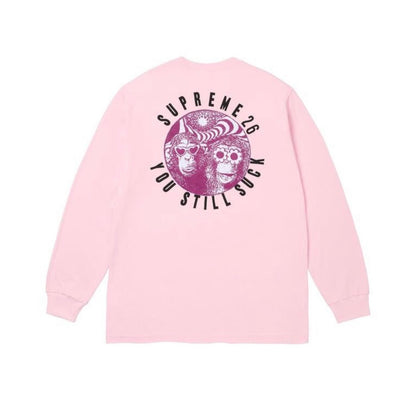 Supreme You Still Suck Long Sleeve Light Pink