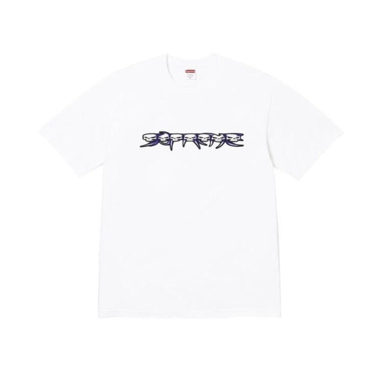 Supreme Skulls Spellout T-Shirt White