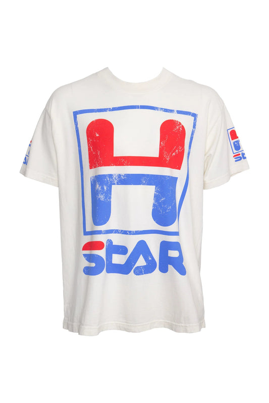 Hellstar HStar T-Shirt White/Red/Blue