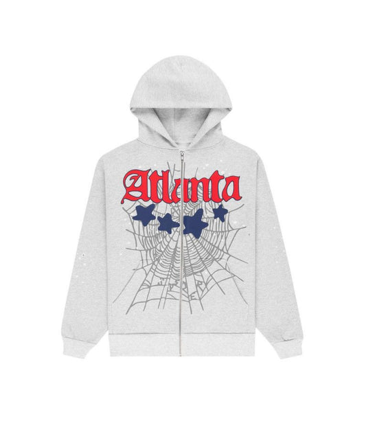 Sp5der Atlanta Zip-Up Heather Grey