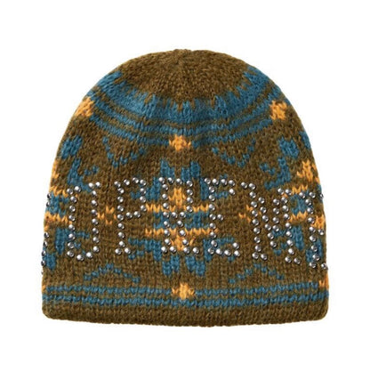 Supreme Studded Fair Isle Beanie