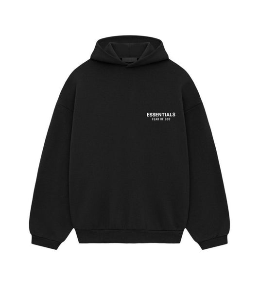 Essentials Fleece Hoodie Black/White