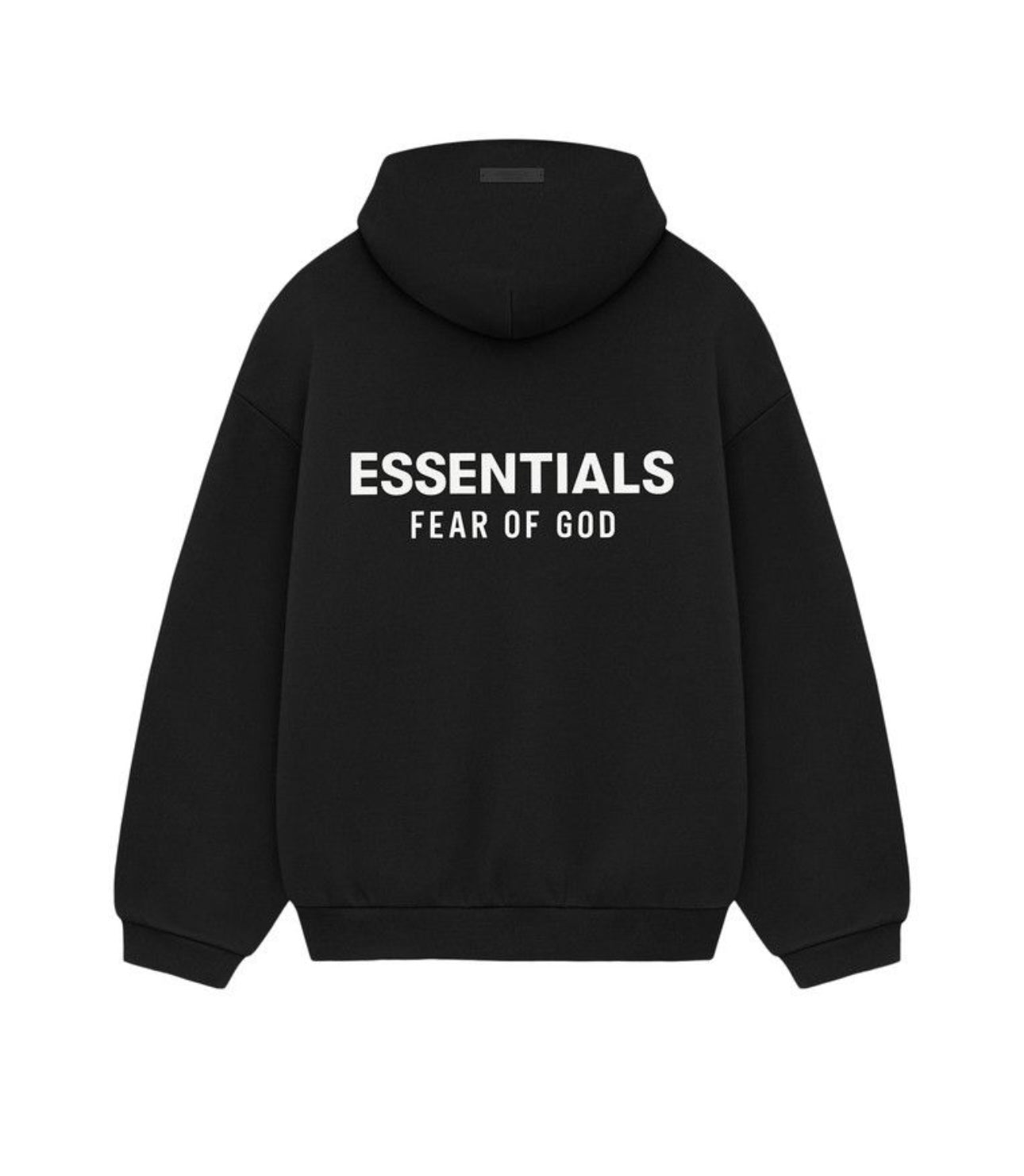 Essentials Fleece Hoodie Black/White