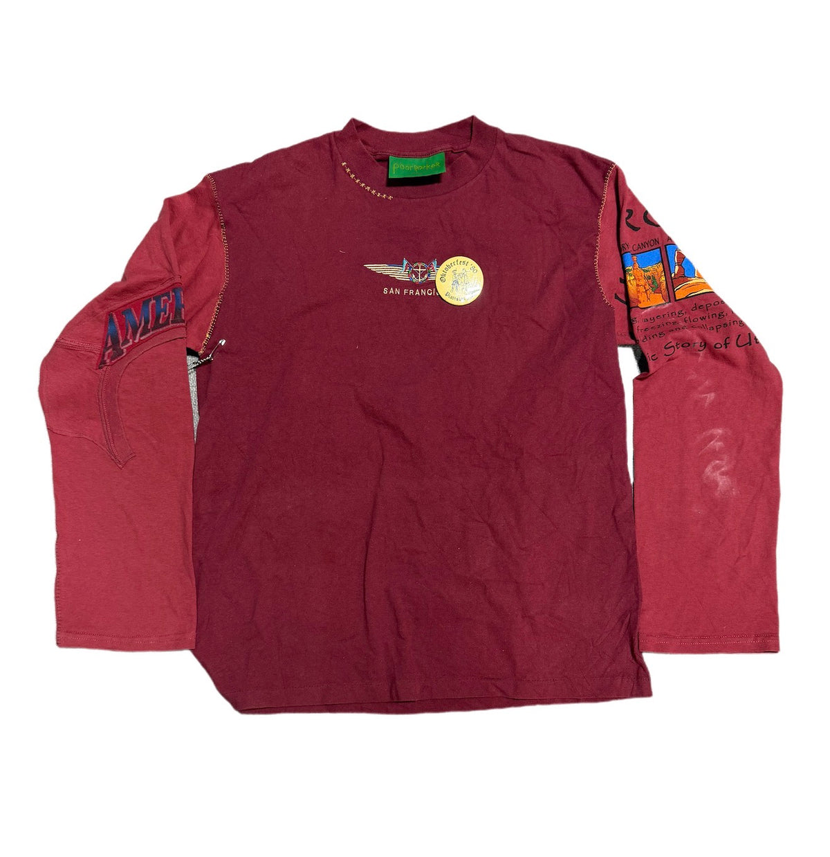 Poor Parker San Francisco Long Sleeve Burgandy