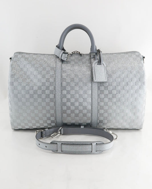 Louis Vuitton Duffle X Virgil Silver Glitter Bandolier 50