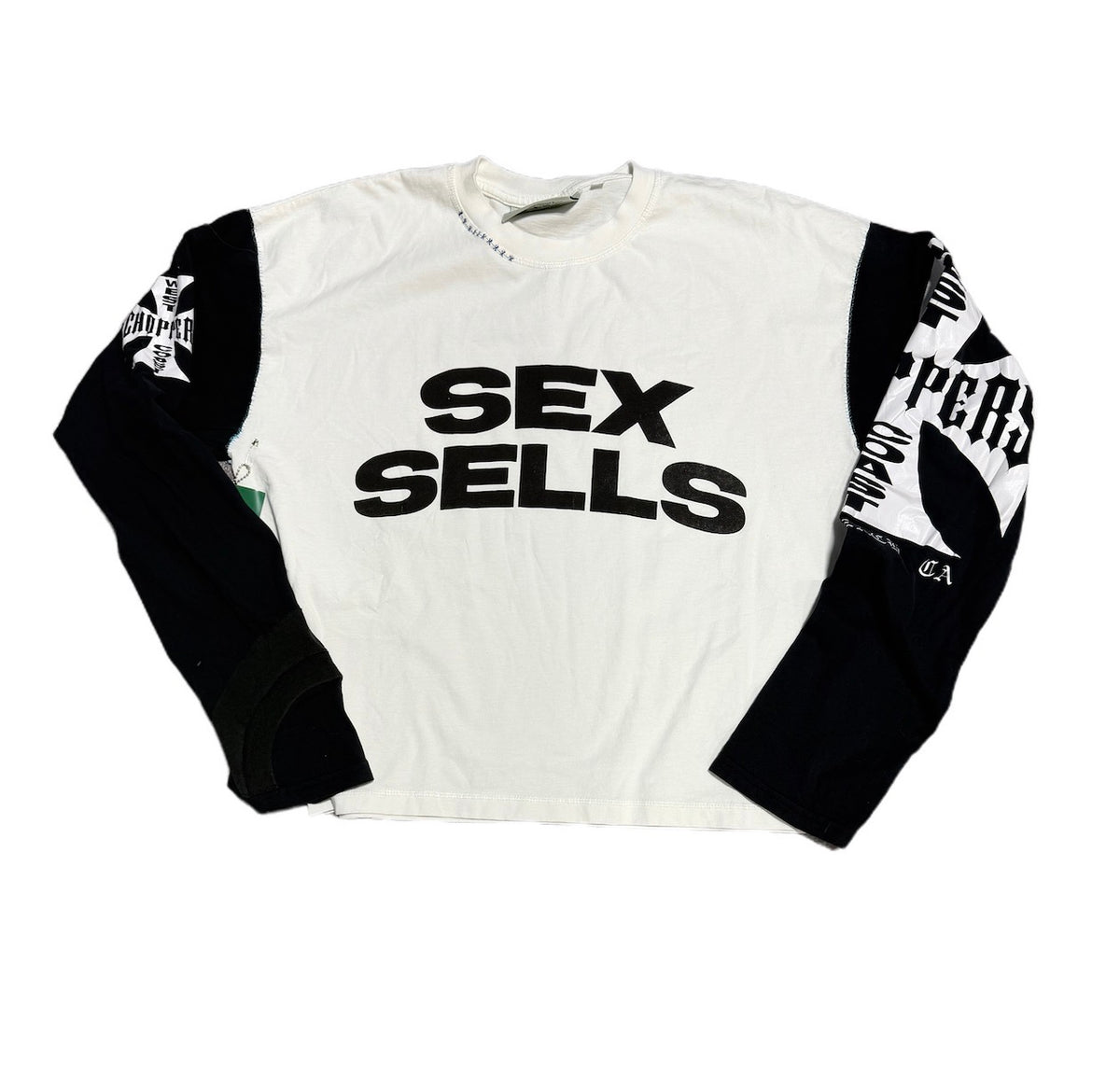 Poor Parker Sex Sells Long Sleeve White/Black