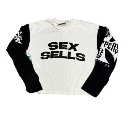 Poor Parker Sex Sells Long Sleeve White/Black