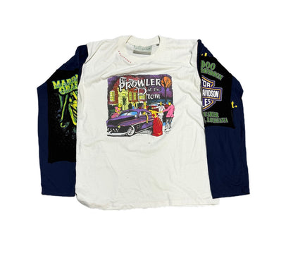 Poor Parker Power At The Prom Long Sleeve White/Navy