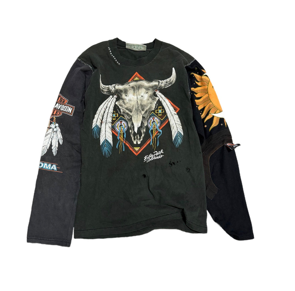 Poor Parker Estes Park Colorado Long Sleeve Black