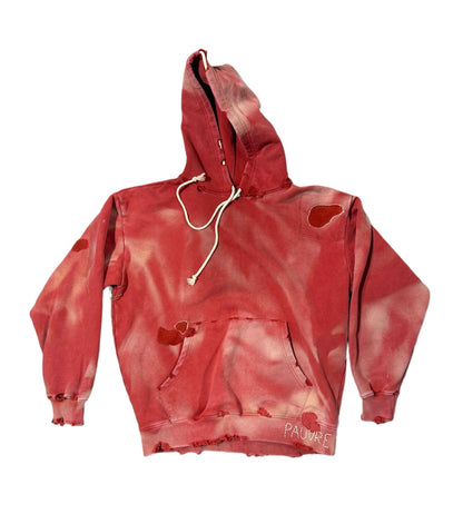 Poor Parker Tie Dye Hoodie Red