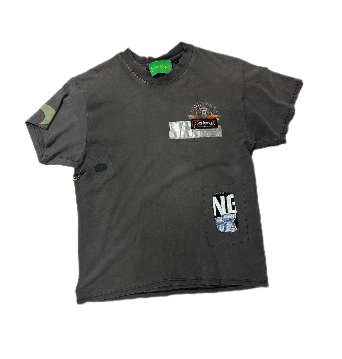 Poor Parker Truett And Osborn T-Shirt Dark Grey