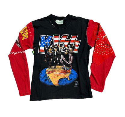 Poor Parker Kiss Alive Worldwide Long Sleeve Black/Red