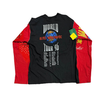 Poor Parker Kiss Alive Worldwide Long Sleeve Black/Red