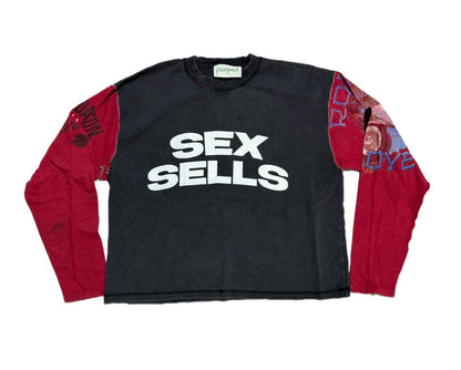 Poor Parker Sex Sells Bikers Paradise Long Sleeve Black/Red