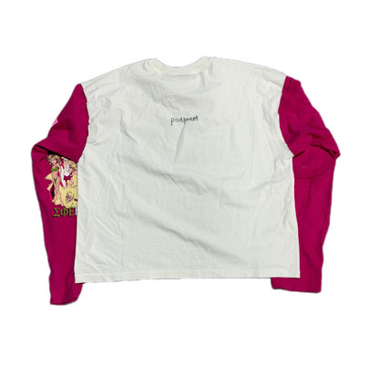 Poor Parker Sex Sells Beach Bash Long Sleeve White/Pink