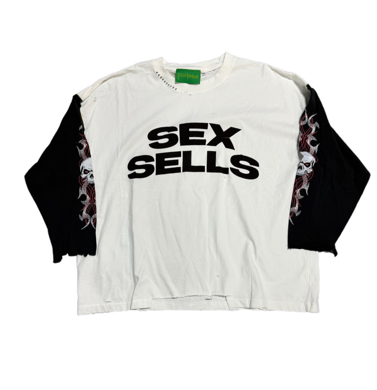 Poor Parker Sex Sells Quarter Sleeve White/Black