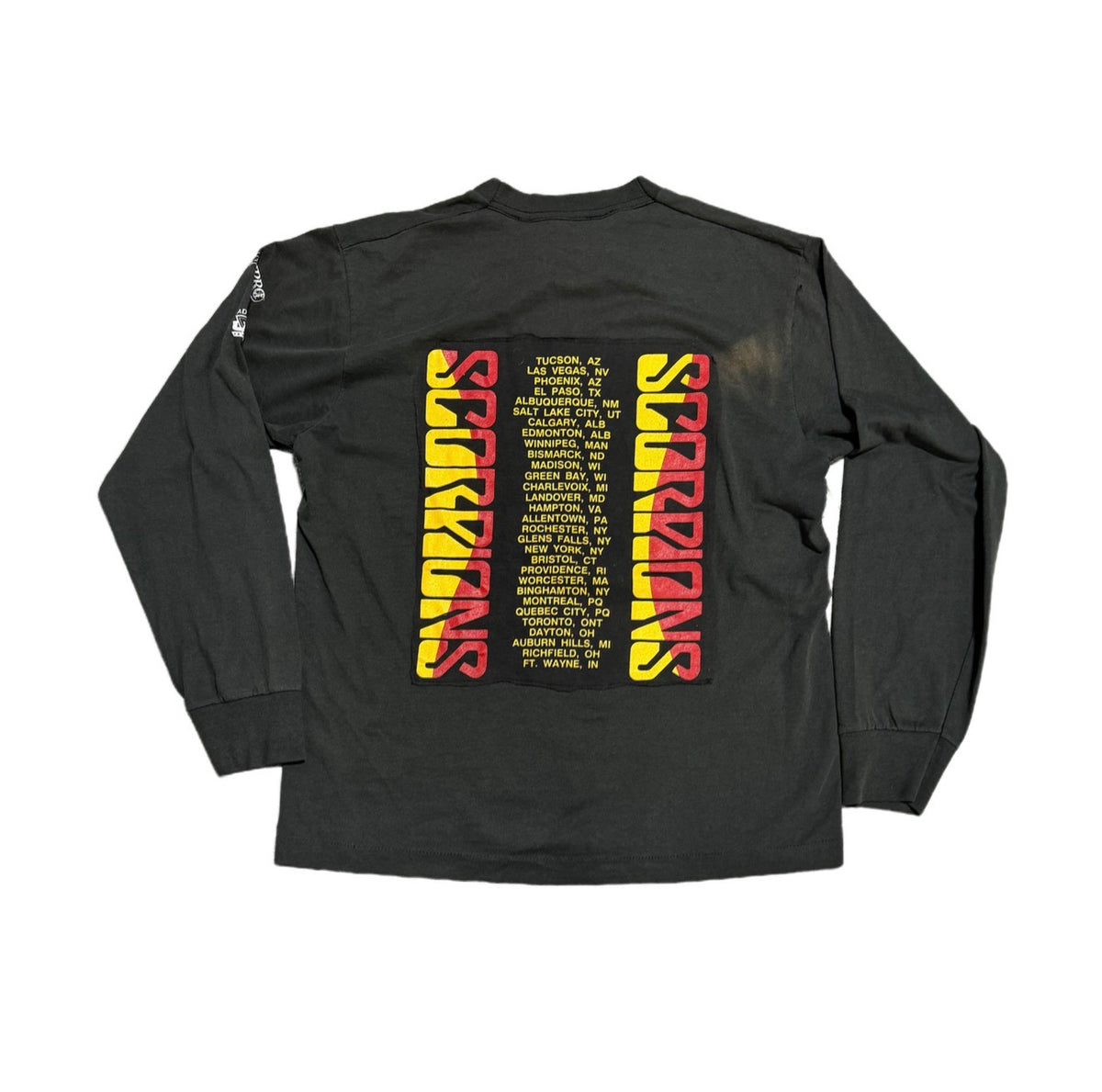 Poor Parker Scorpions 1996 Long Sleeve Black