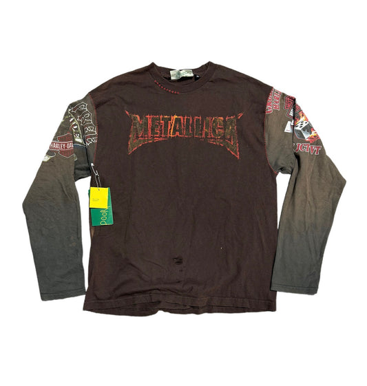 Poor Parker Metallica Long Sleeve Brown