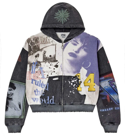 Vale Forever Noise Zip-Up Black