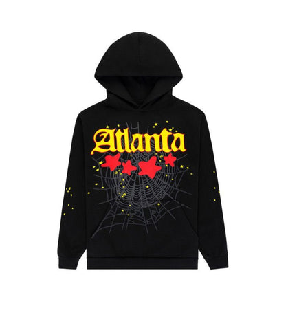 Sp5der Atlanta Hoodie Black