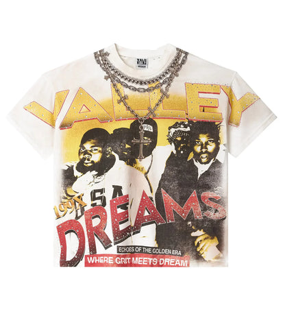 Vale Forever Golden Chambers Bling T-Shirt White