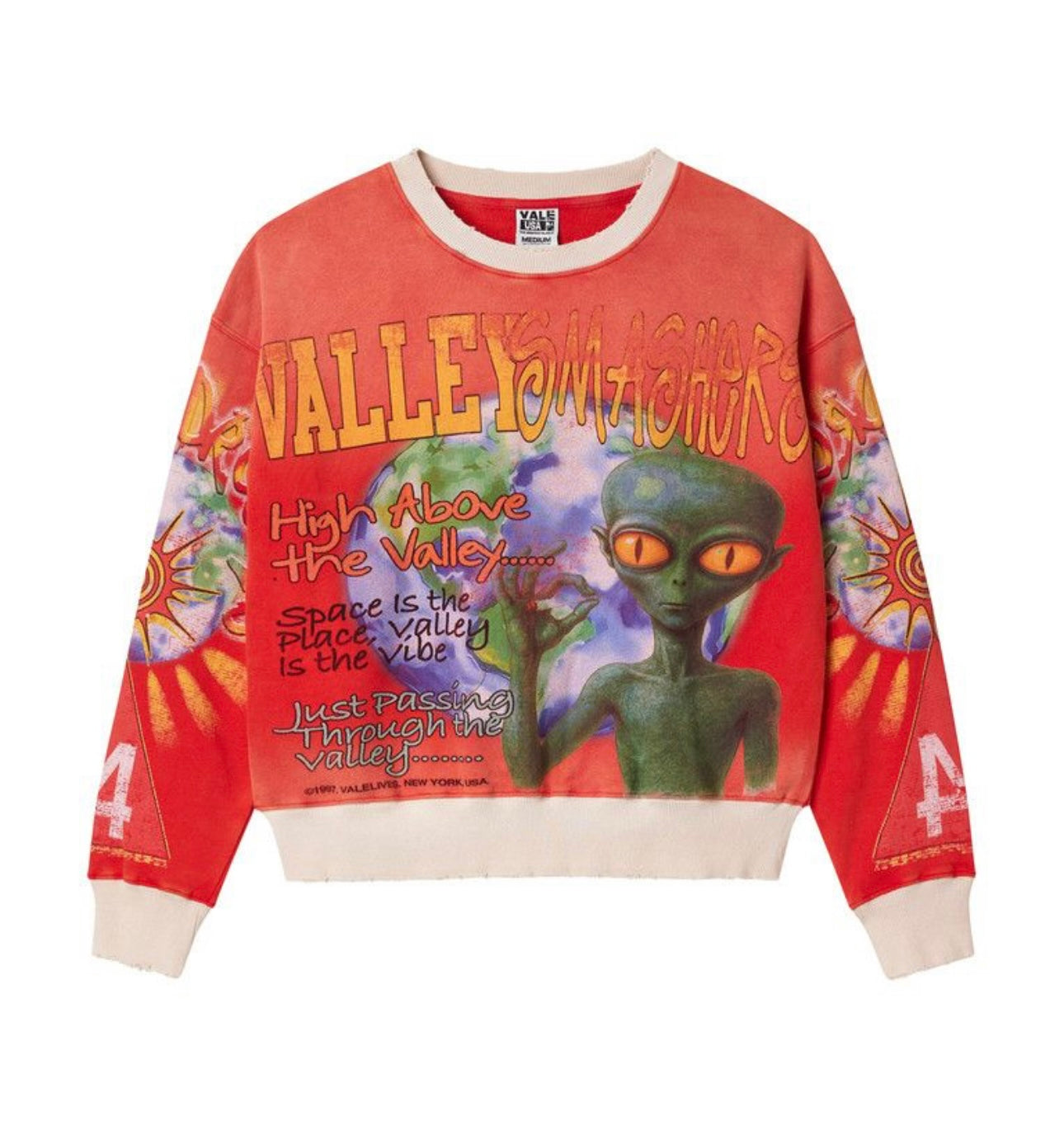 Vale Forever Red Alien Crewneck Red