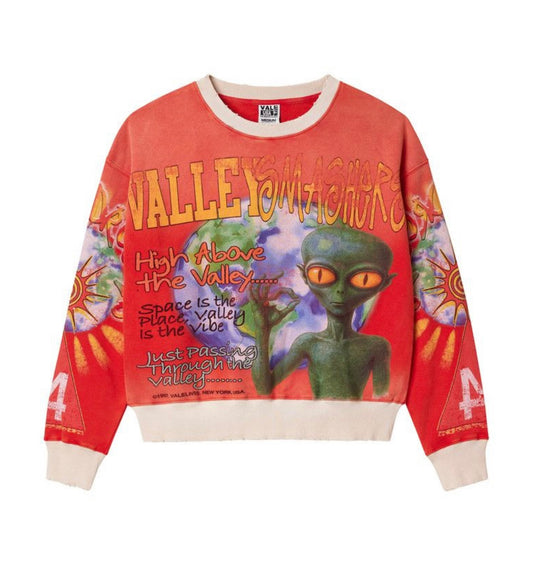 Vale Forever Red Alien Crewneck Red