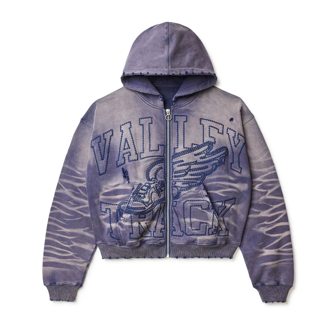 Vale Forever Typhoon Garden Zip-Up Blue