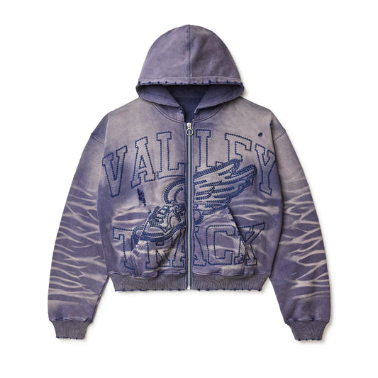 Vale Forever Typhoon Garden Zip-Up Blue