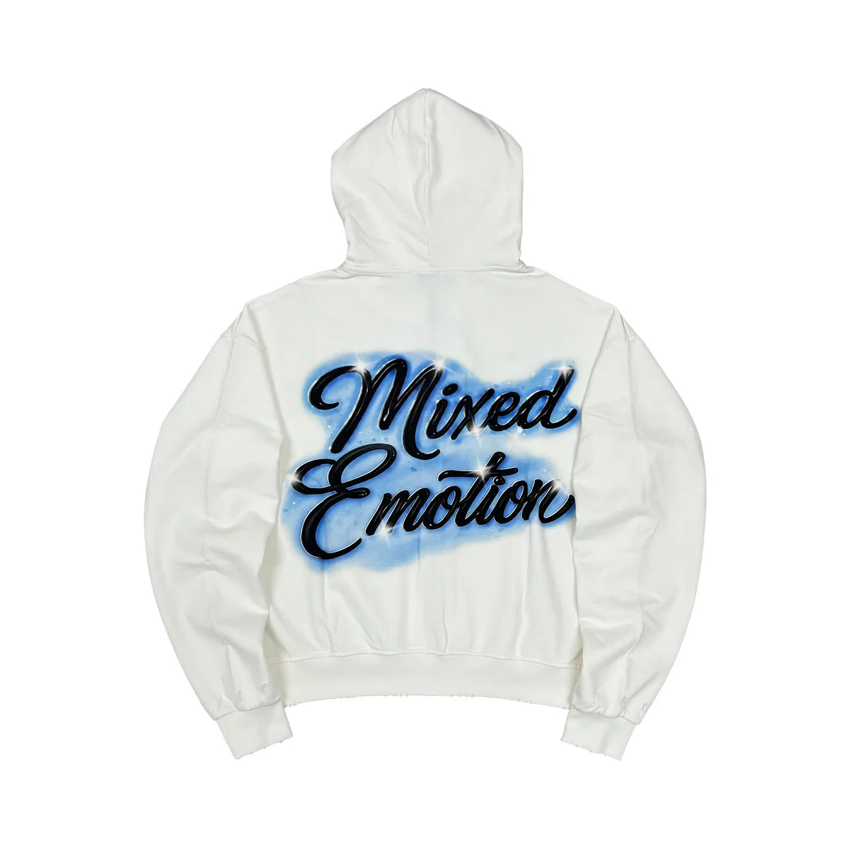 Mixed Emotion Cupids Arrow Zip-Up White
