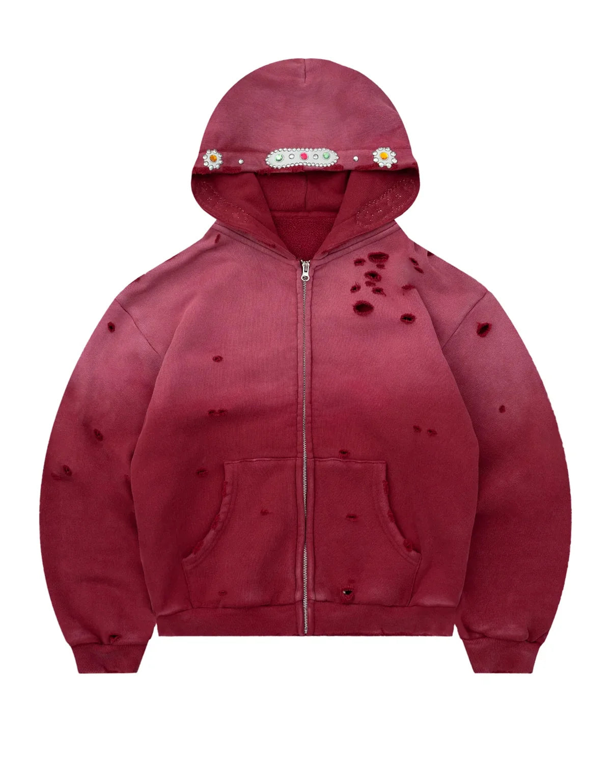 Bravest Studios Sapphire Zip-Up Red