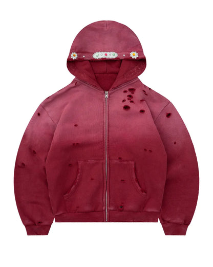 Bravest Studios Sapphire Zip-Up Red