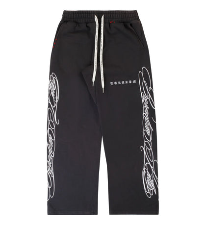 Boredom Kills Script Sweatpants Black